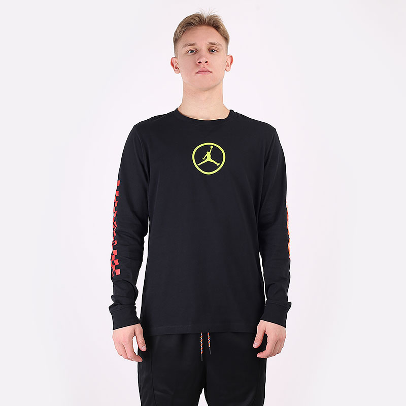   лонгслив Jordan Sport DNA Long-Sleeve T-Shirt CV3000-010 - цена, описание, фото 4